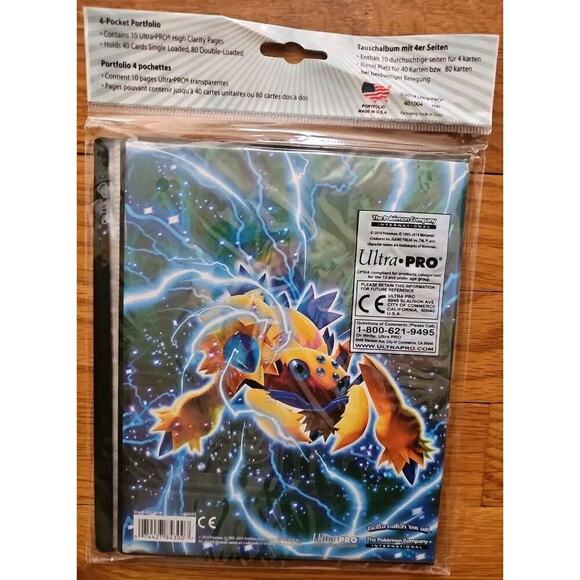 New 2014 Pokemon Card Album Ultra-Pro 4-Pocket New sealed Condition - Picture 2 of 2